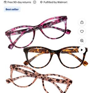Stylish Cat-Eye Glasses Set